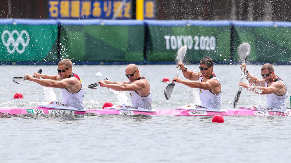 Germany beat the Spaniards favourites to K4 500m gold