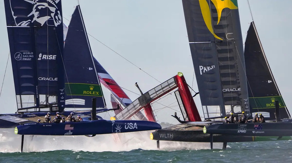 SailGP capsize keeps Great Britain out of the podium