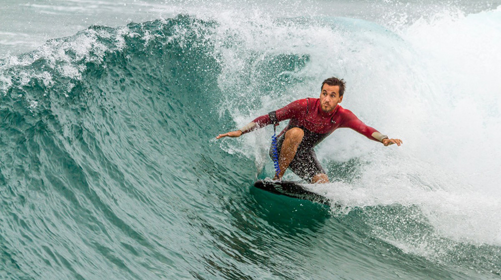The basics for the perfect surf stance