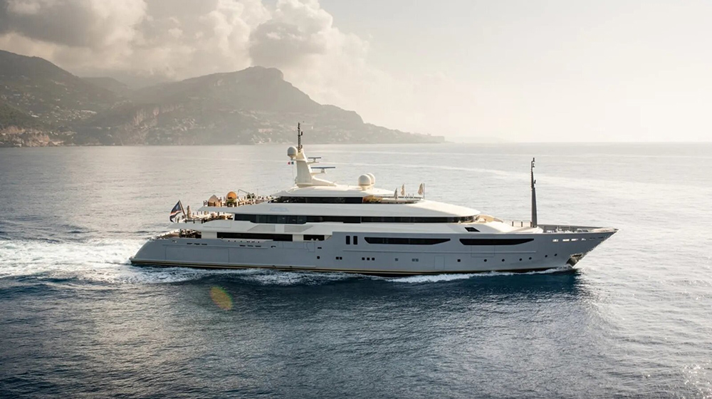 This 72m superyacht was sold in cryptocurrency