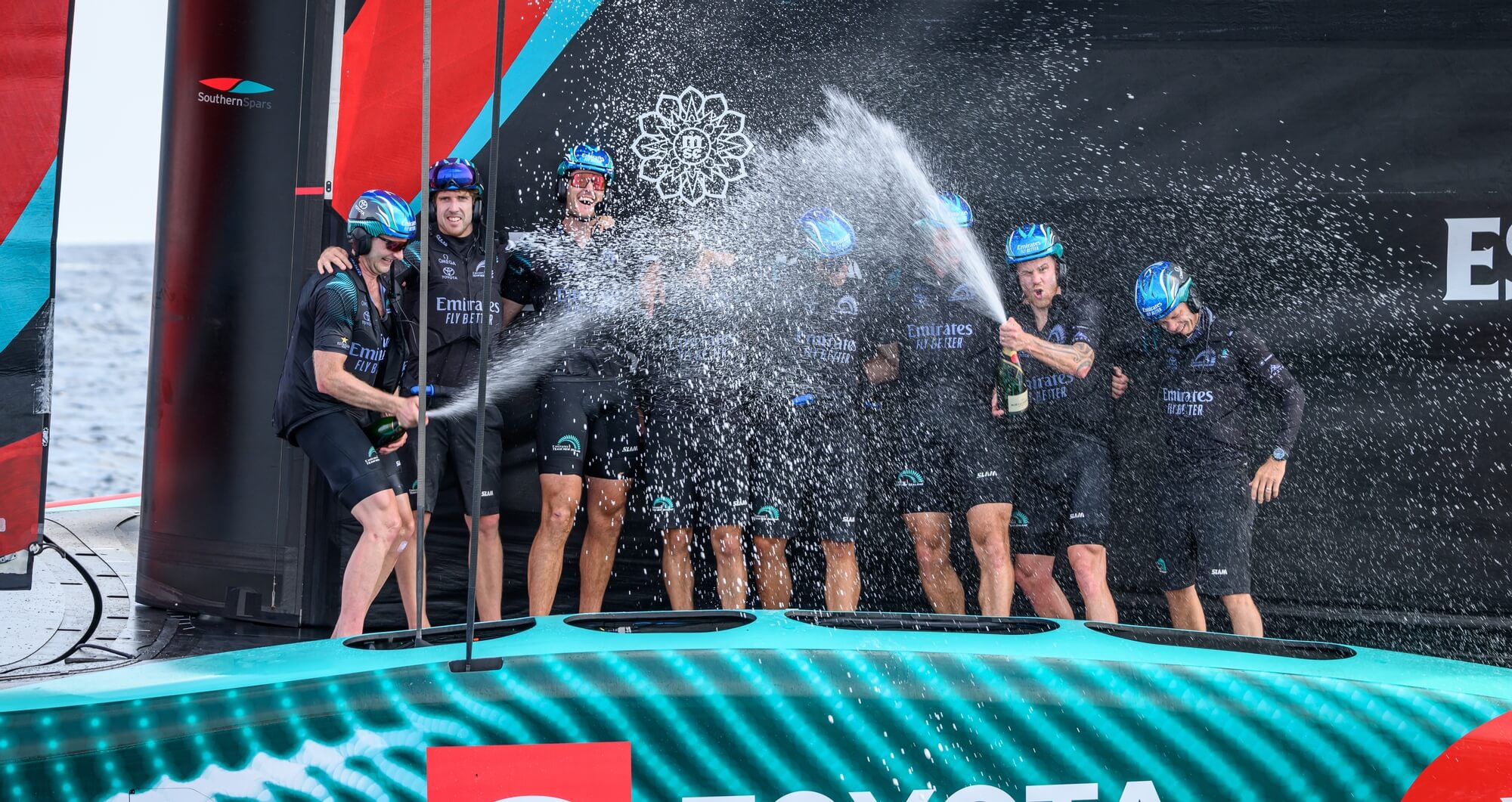 Emirates Team New Zealand dominates the preliminary race of the America’s Cup in Barcelona 2024