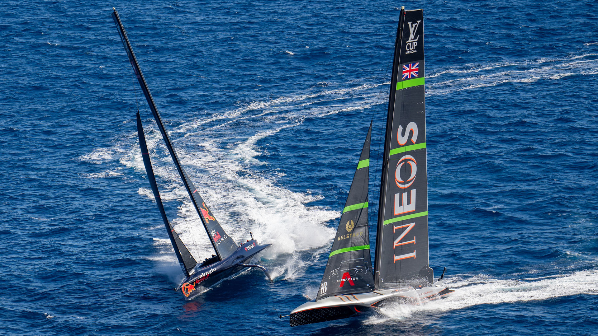 Luna Rossa e Ineos Britannia a un paso de la final